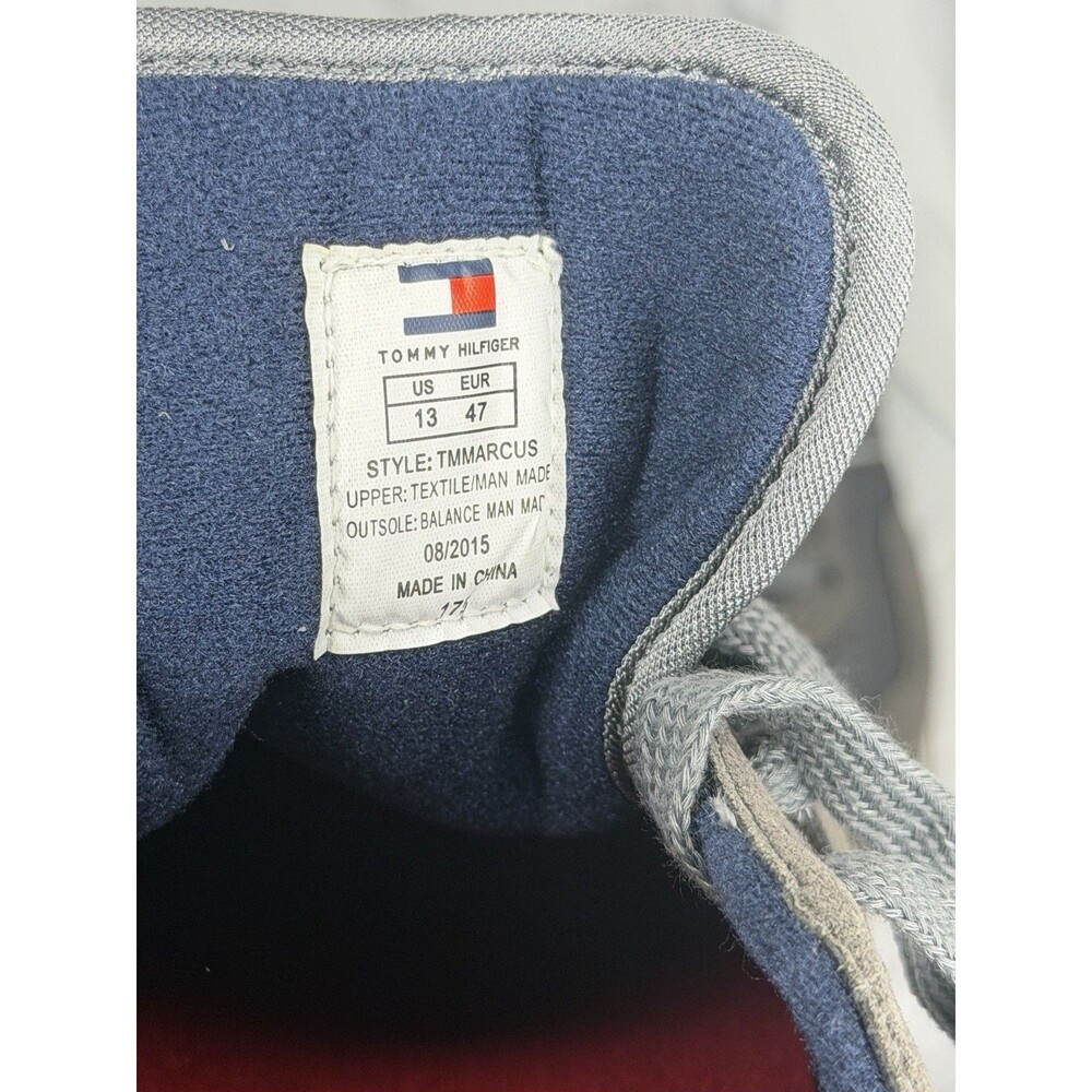 TOMMY HILFIGER TM MARCUS DARK GRAY FASHION SNEAKERS SIZE 13 NEW IN BOX - Picture 4 of 6